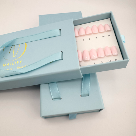 Blush Glaze (ljusrosa, short oval)