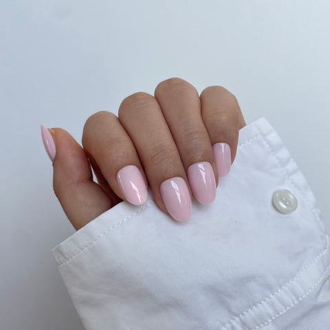 Blush Glaze (ljusrosa, short oval)